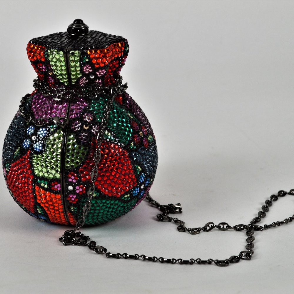 Stephanie Multicolor Rhinestone Handbag